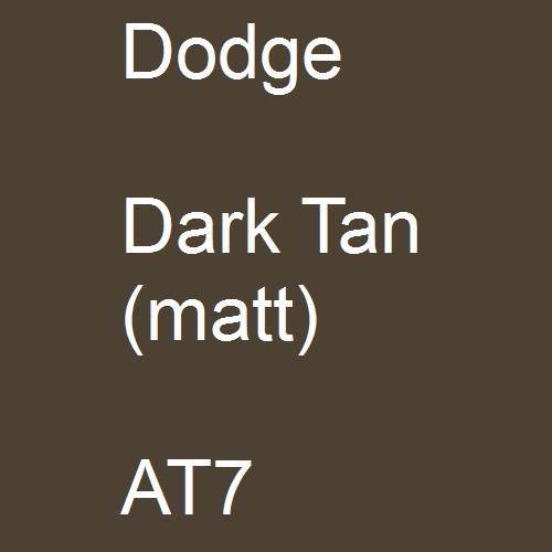 Dodge, Dark Tan (matt), AT7.